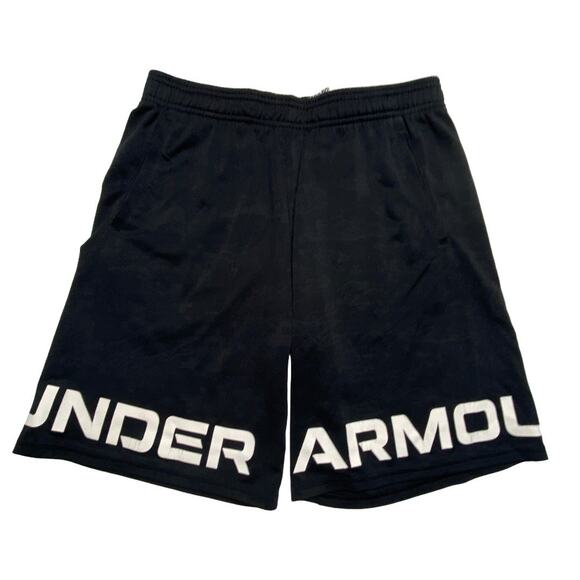 Under Armour Boys Youth XL Athletic Shorts Lot Black Camo - Picture 10 of 16